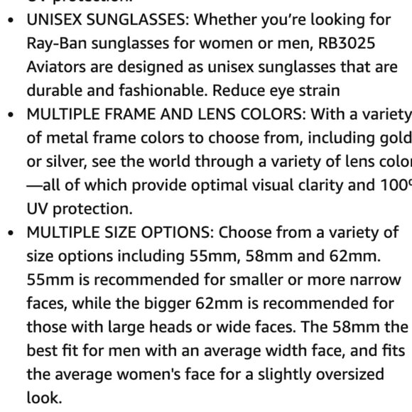 Ray-Ban RB3025 Aviator Classic Sunglasses - Picture 6 of 6